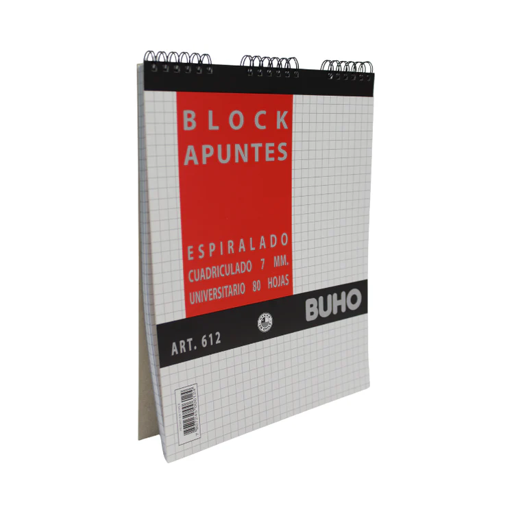 BLOCK APUNTES ESPIRALADO CARTA - 80 HJS BUHO - Imagen 3